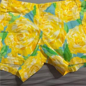 Lilly Pulitzer NWT size 0 holy grail htf sun glow yellow shorts